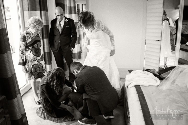 bride getting ready