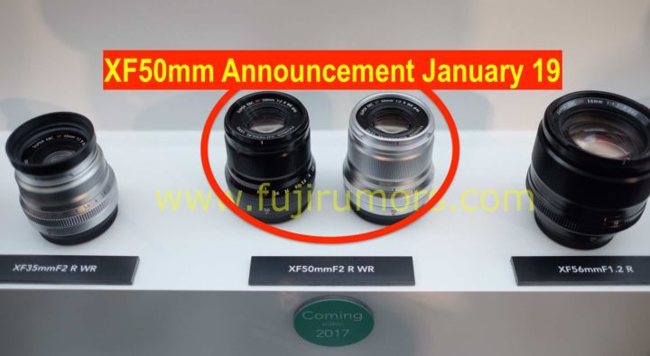 Fujifilm XF50mmF2 WR Black and Silver at Photokina