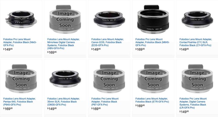 Foadiox Bronica Etr Lens A Fujifilm G-mount Camara Pro Lens 