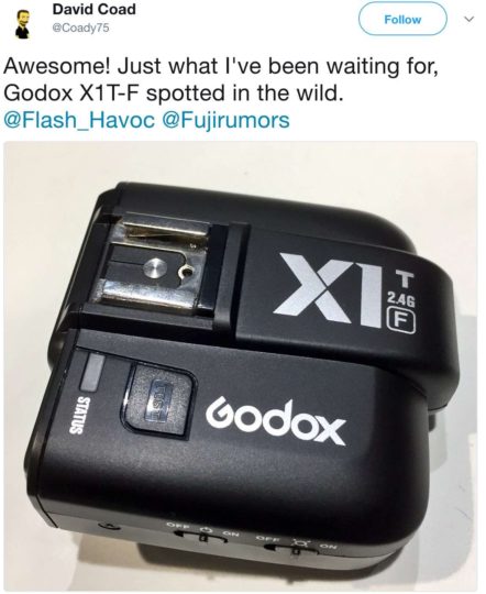 First Image of Godox X1T-F Flash Trigger for Fujifilm + Godox TT350F is