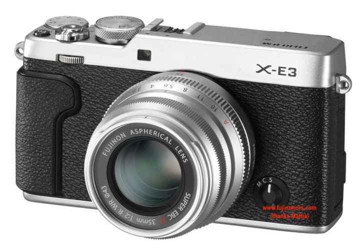 Fujifilm X-E3 Mock-up by FR-reader Mattia