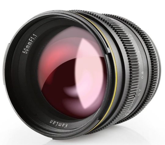 The $150 Sainsonic Kamlan 50mm f/1.1 for Fujifilm X-Mount Coming 