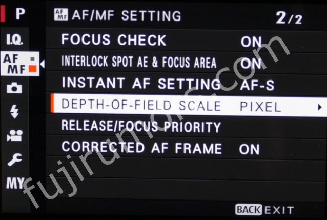 DOF scale