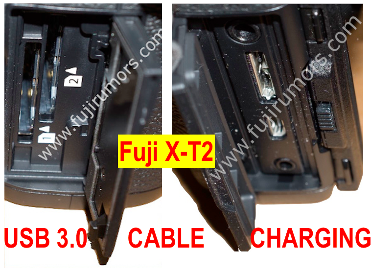 Fuji X-T2 USB Cable Charge