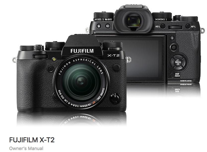 Fujifilm X-T2 Owners Manual Download