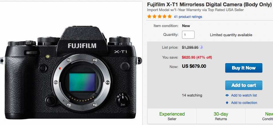 X-T1 Deal