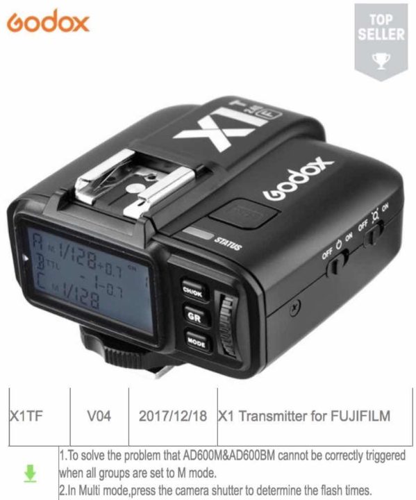 Godox X1T-F Fujifilm Firmware Update Available - Fuji Rumors