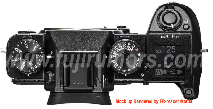 Fujifilm X-H1 Mock-ups based on accurate sketches of our Japanese Source