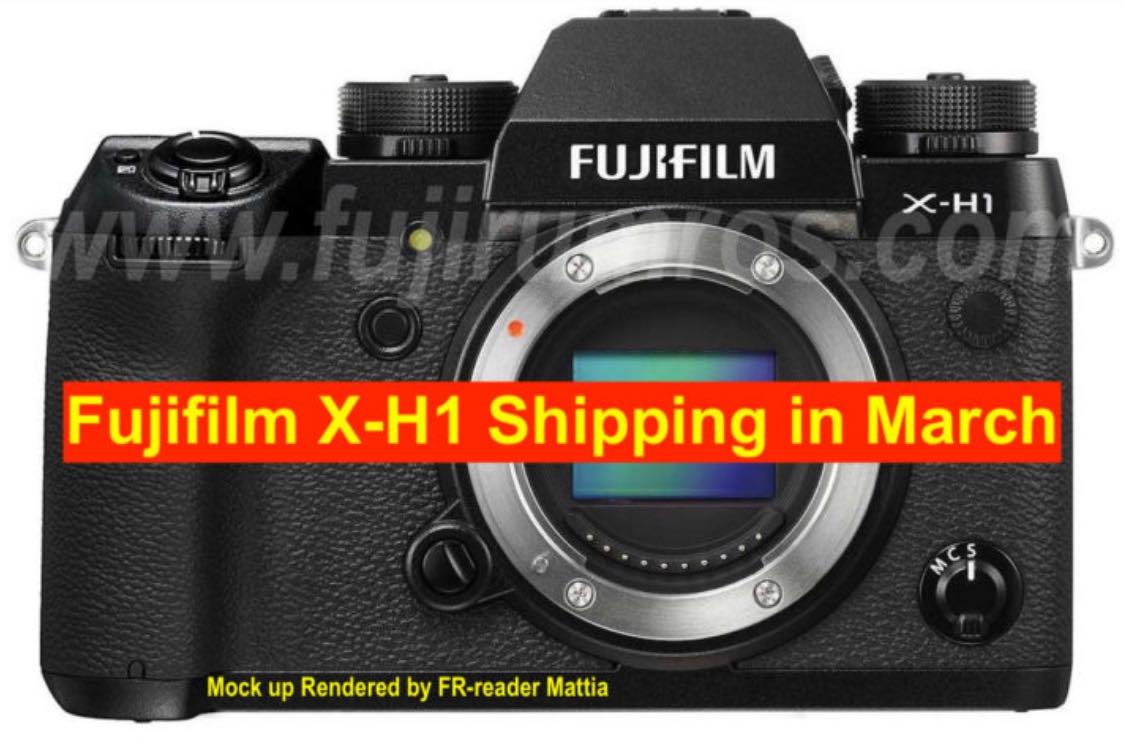 Fujifilm XH1 Shipping in March Fuji Rumors