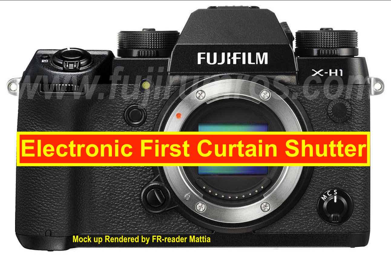 Fujifilm X H1 With Electronic First Curtain Shutter Efcs Fuji