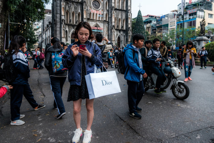 Shopping Spree - St Joseph's Cathedral, Old Quarter, Hanoi, Vietnam, 2017