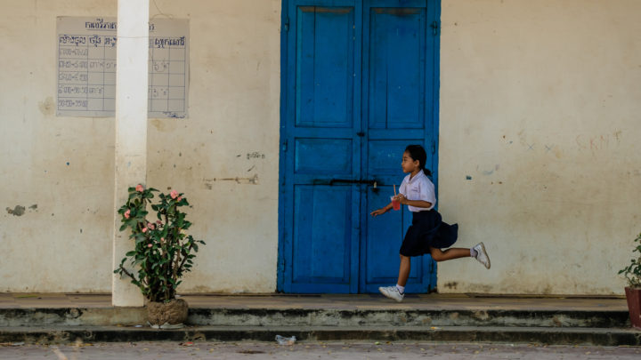 Late For School - Siem Reap, Cambodia, 2018