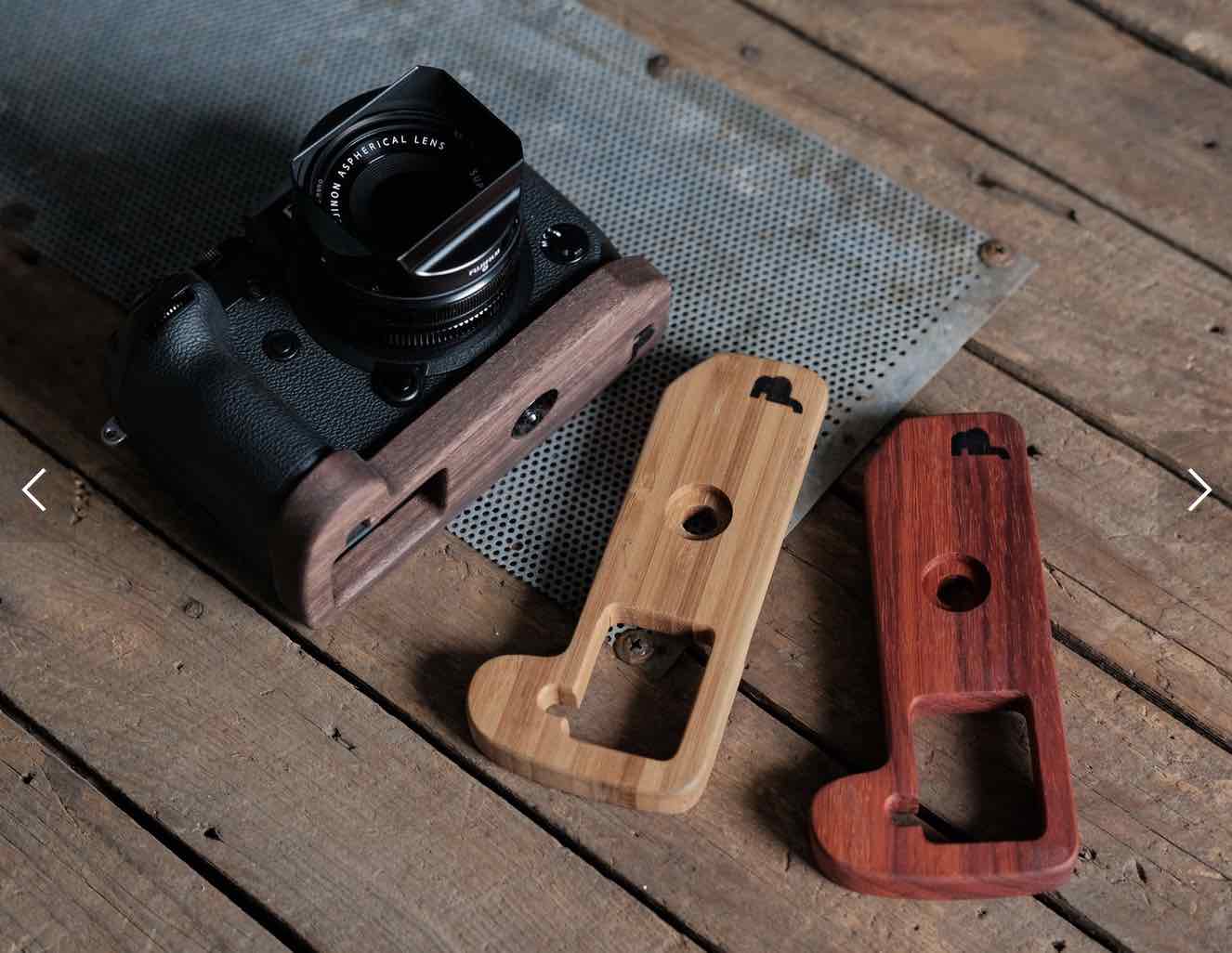J.B. Camera Designs Wooden GripBase for Fujifilm XH1 Available Fuji