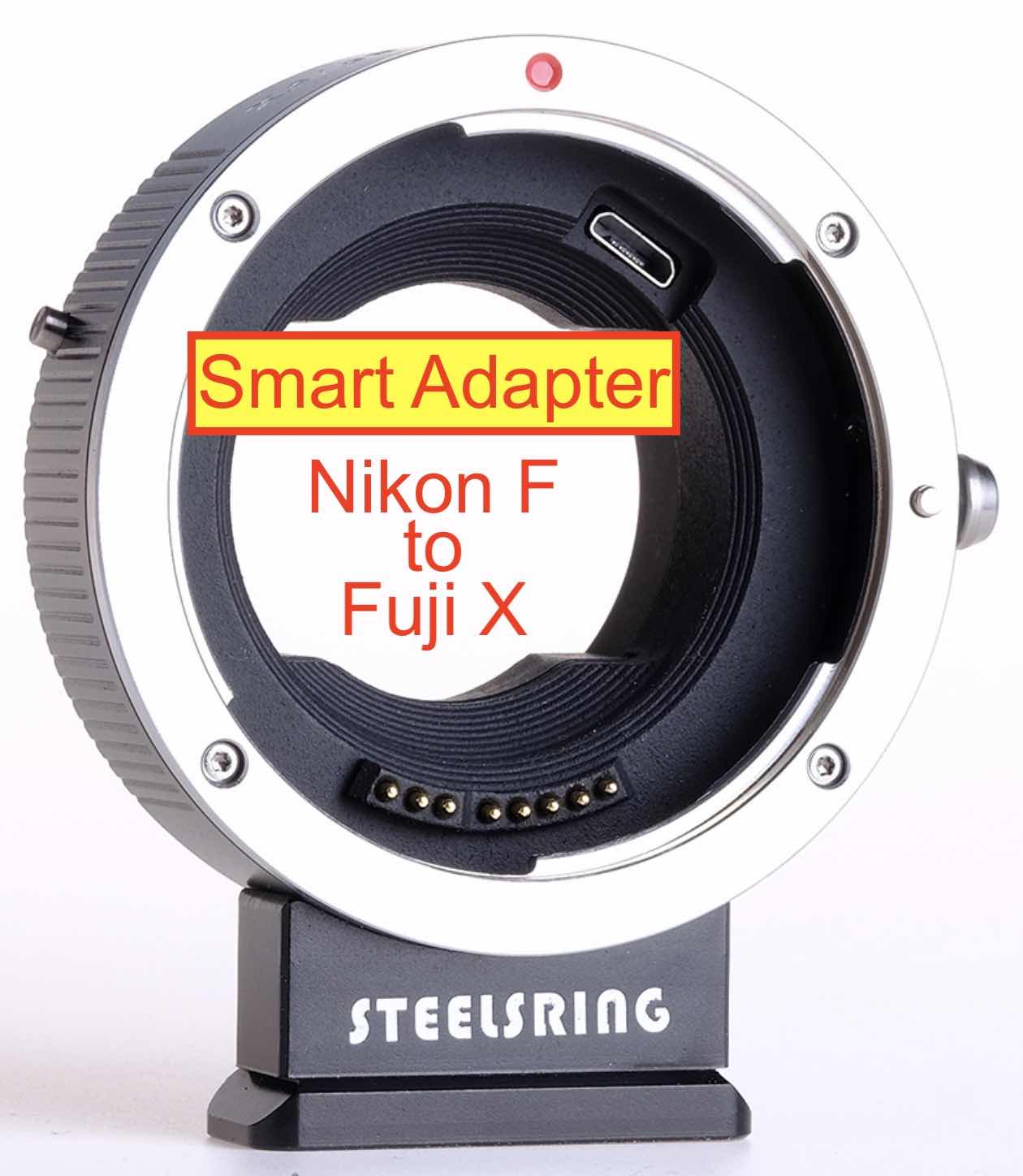 nikon to fujifilm x mount adapter