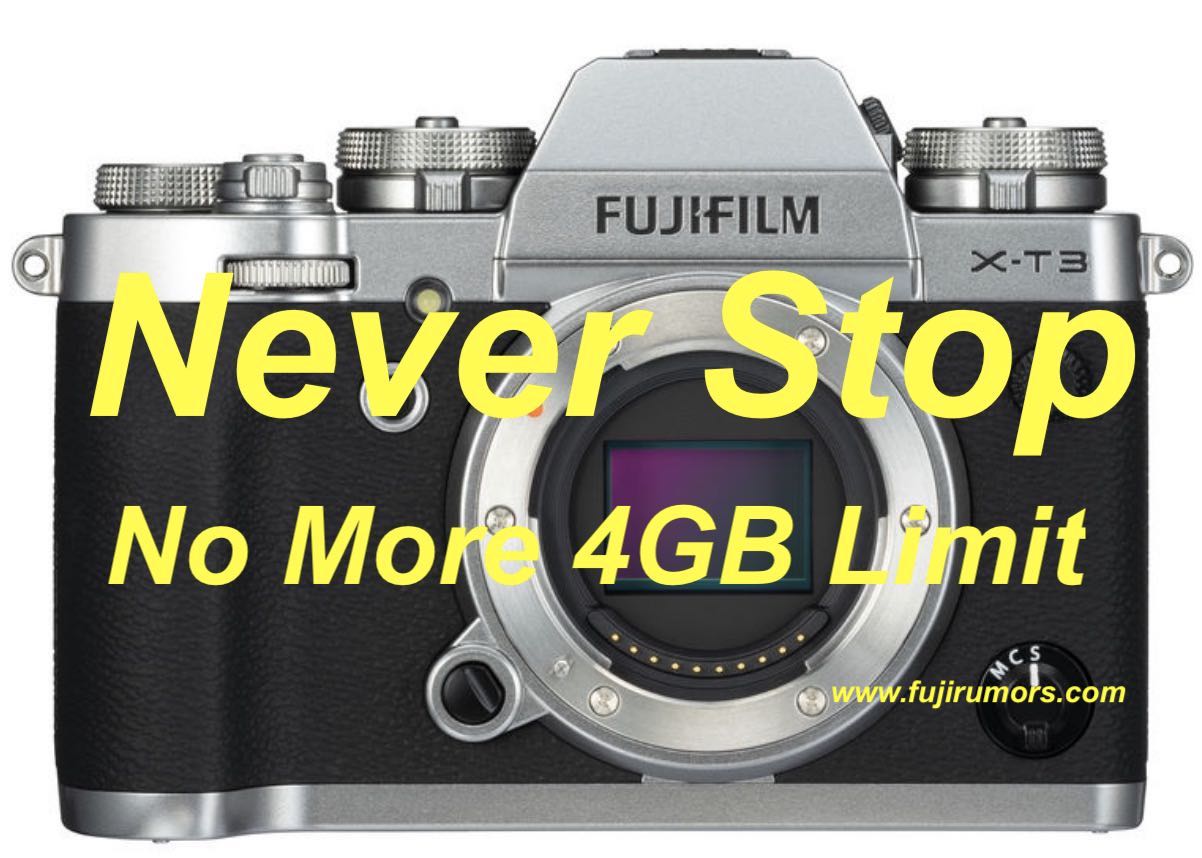 Fujifilm x t3 new firmware will add exfat file system support