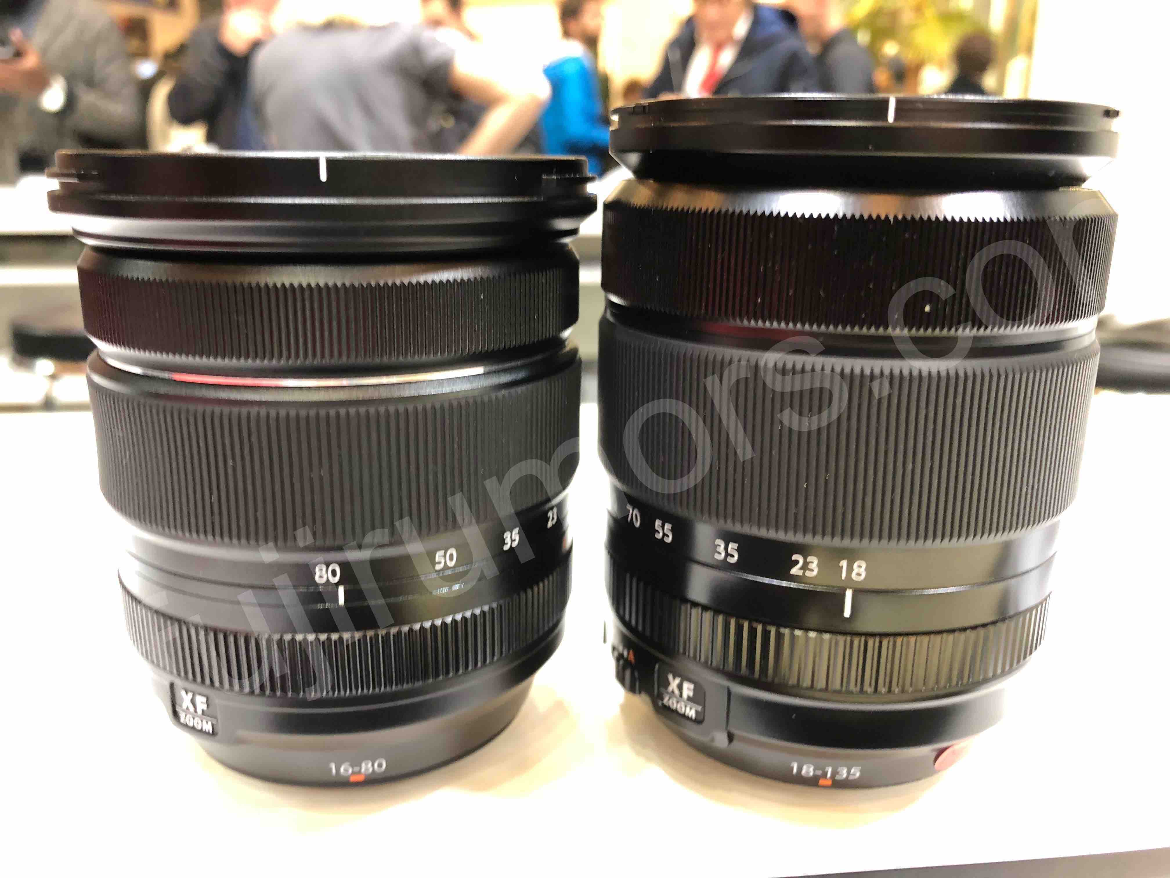 Fujifilm レンズ XF18-135mm REAL LIFE SIZE COMPARISON: Fujinon XF16-80mm vs XF18-135mm