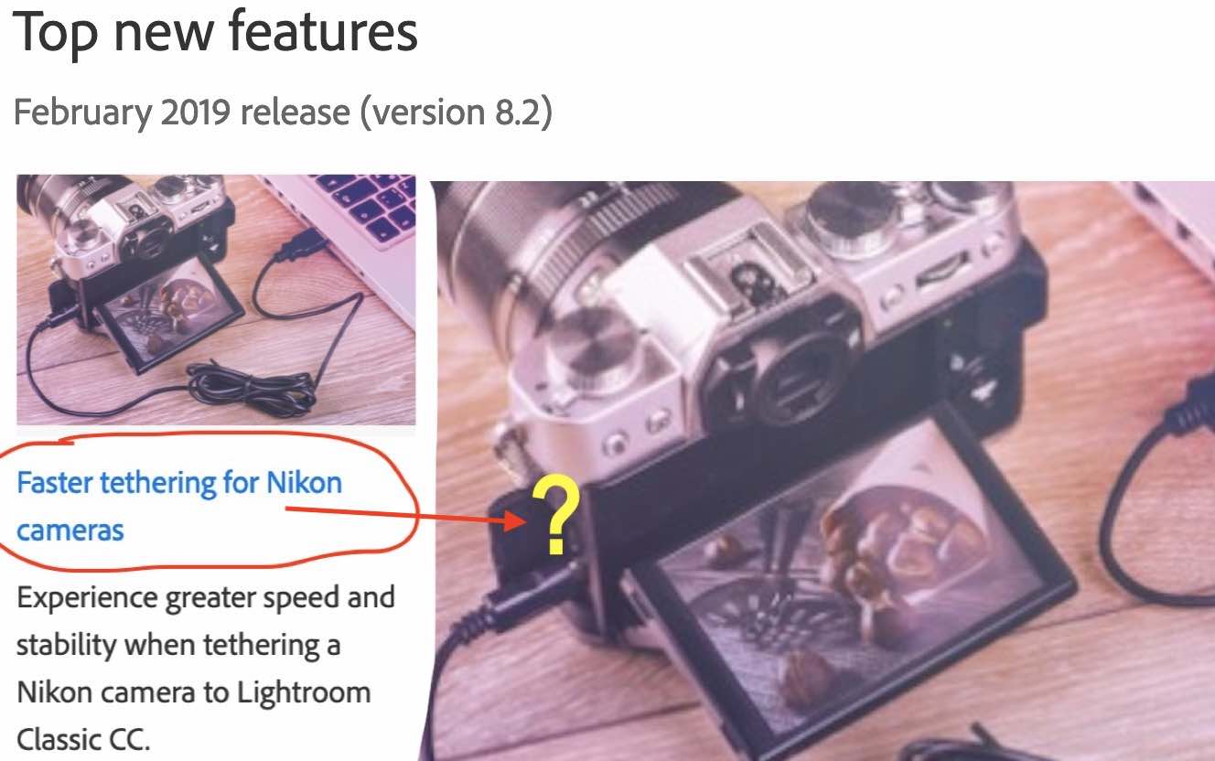 Adobe is Confused and Promotes Faster Tethering on Nikon Cameras with a