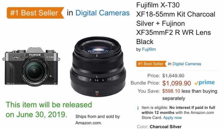 Act Fast Fujifilm X T30 With Xf18 55 And Xf35mmf2 Now 1 099 Only