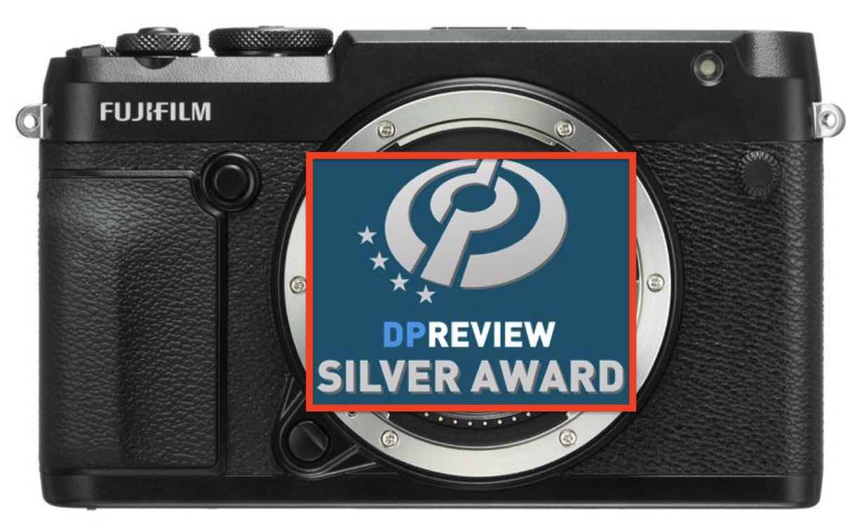 DPReview Fujifilm GFX 50R Silver Award "Exceptional Image Quality in a