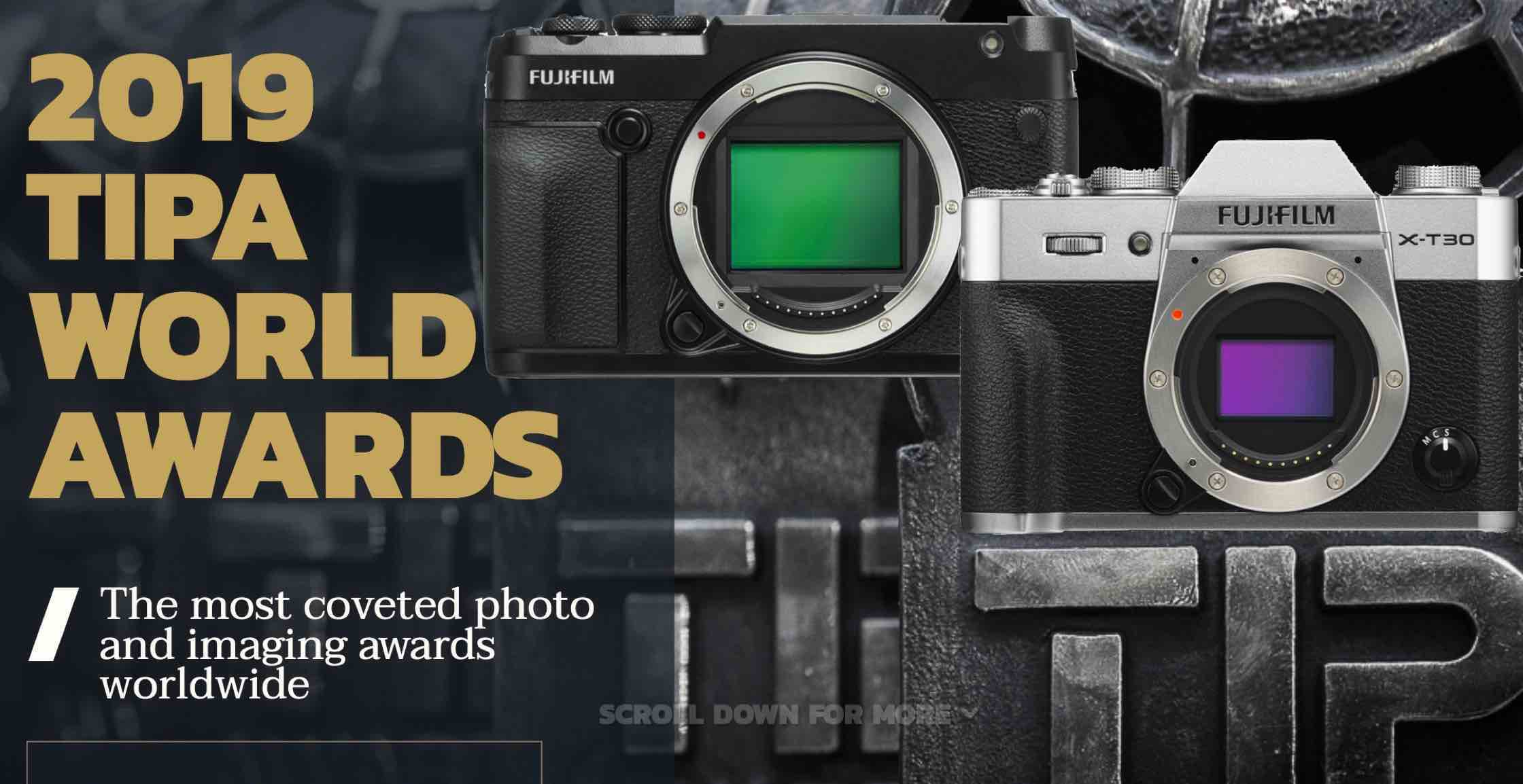 Fujifilm Gfx 50r And X T30 Crowned Winners At The 2019 Tipa World Awards Fuji Rumors