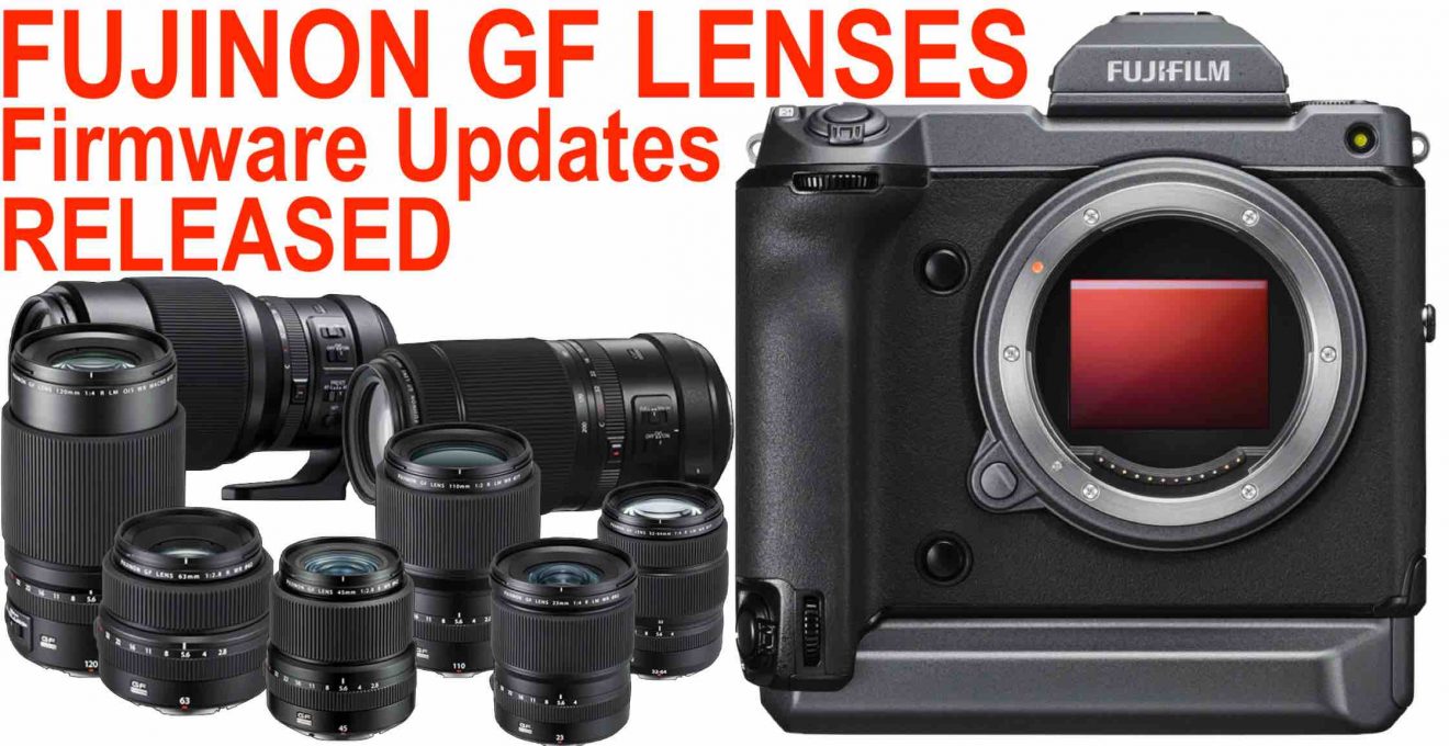 Fujinon GF Lens Firmware 1.10 Released for Fujifilm GFX100 Phase Detection AF Support Fuji Rumors