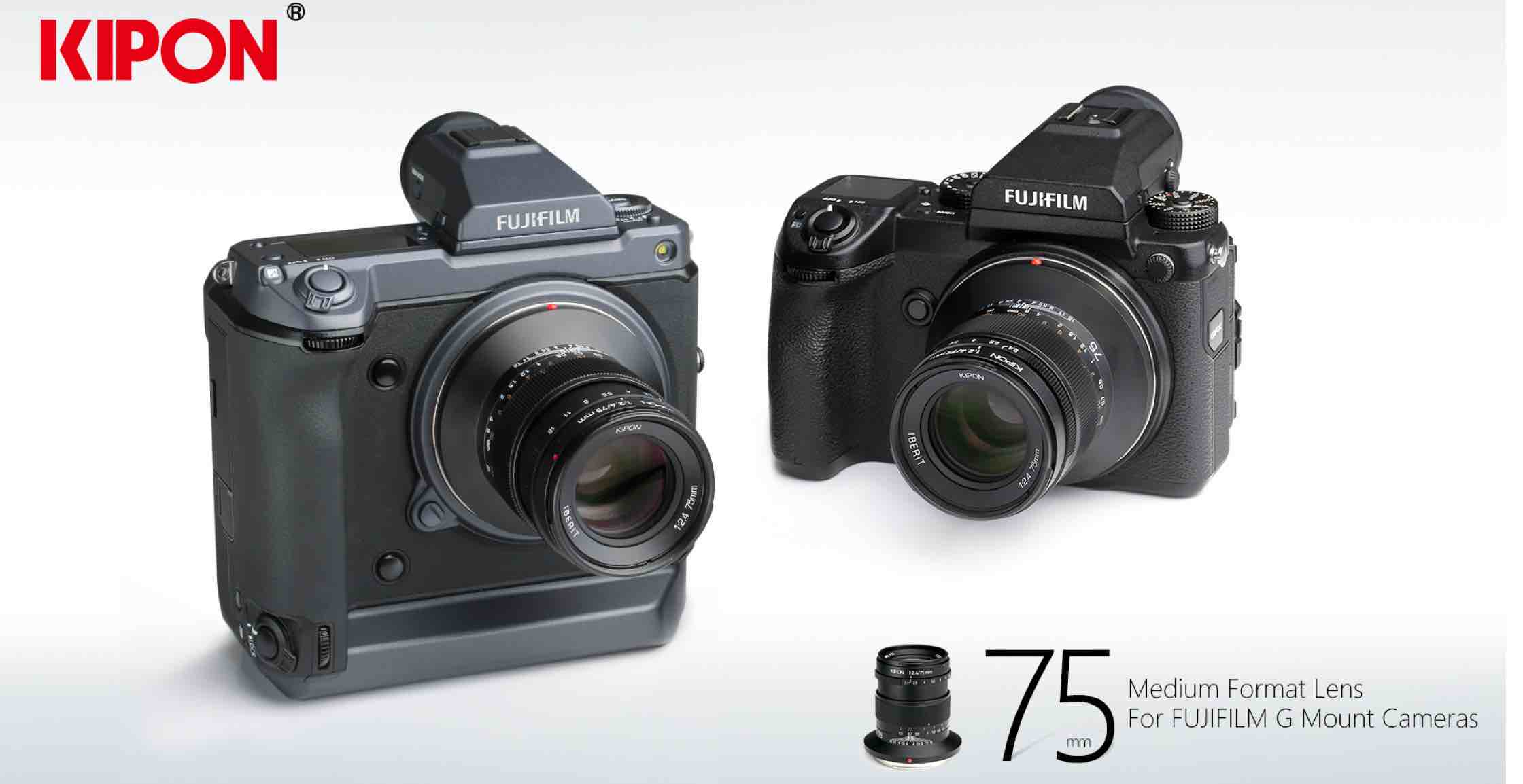 KIPON IBERIT 75mm f/2.4 Lens for Fujifilm GFX Now Shipping - Fuji