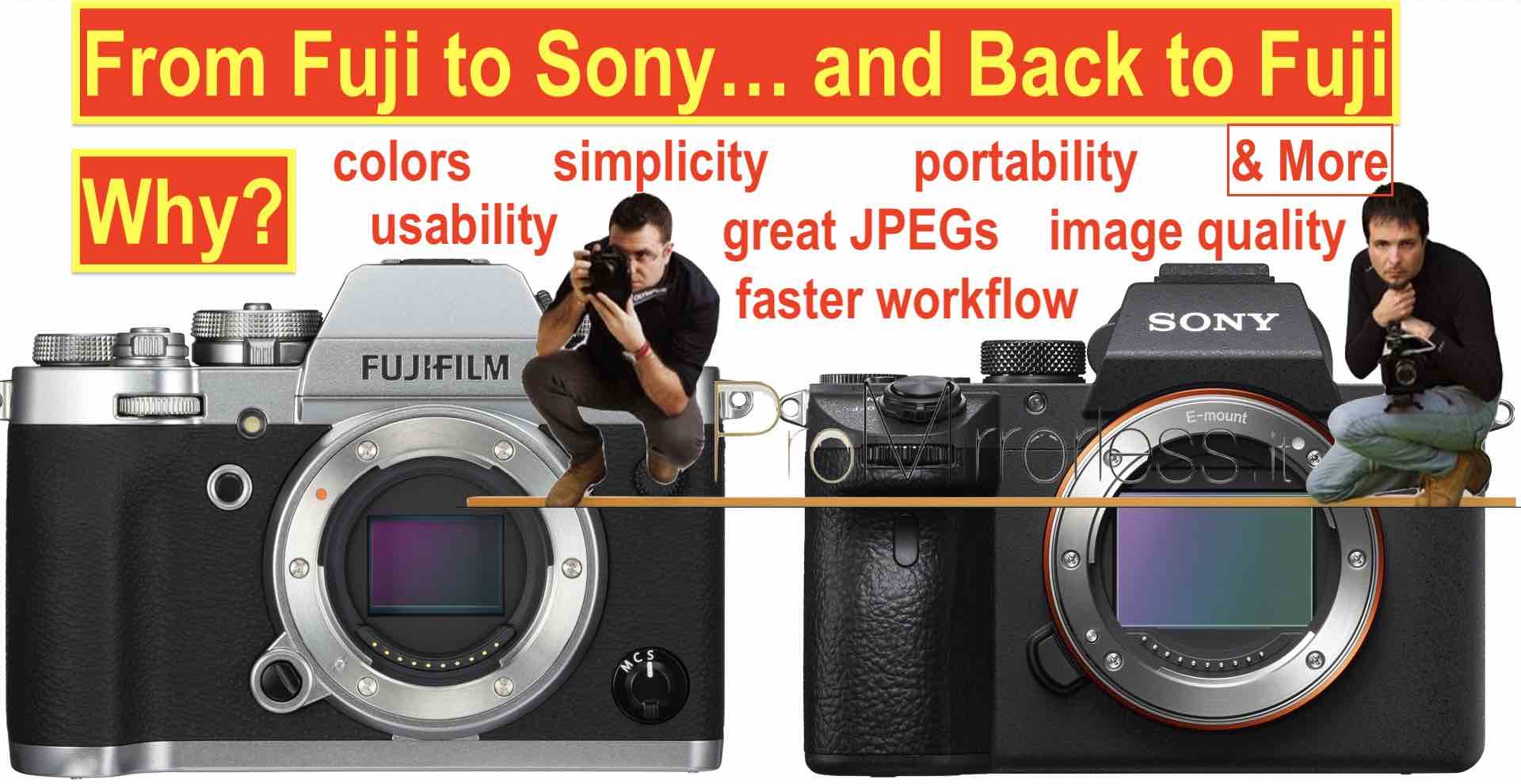 This Guy Fujifilm for Sony A7III and then Switched Back to Fujifilm X - Read Why Here Fuji
