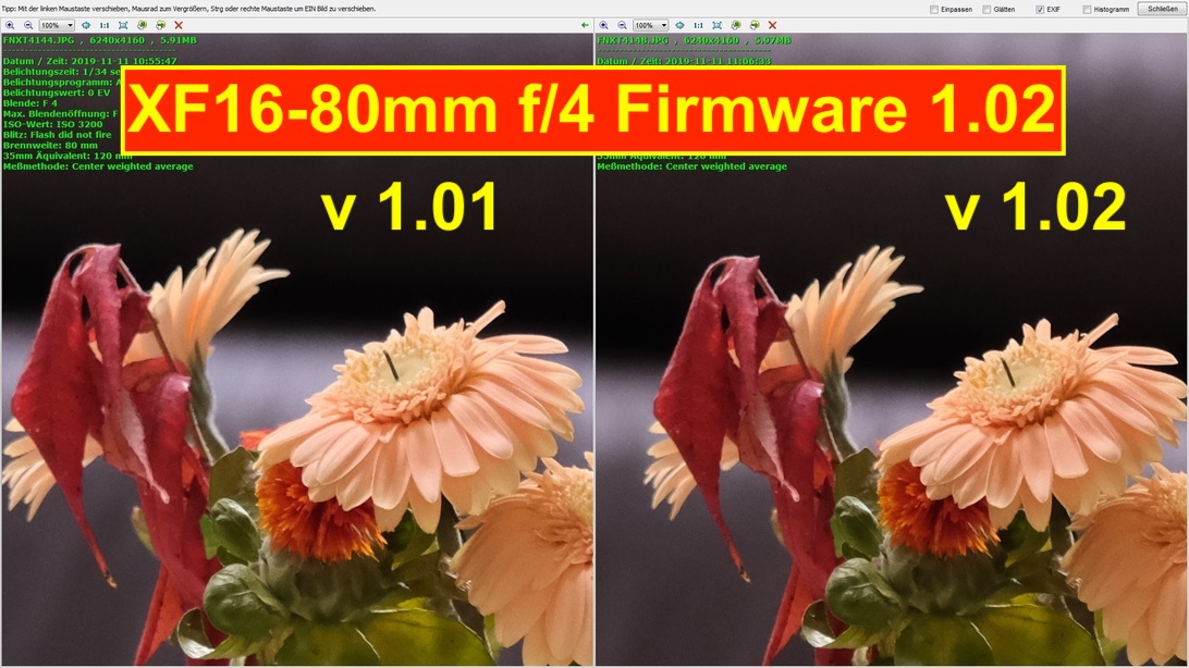 First Tests Of Firmware 1 02 For Fujinon Xf 16 80mm F 4 Sharper Images Shutter Shock Fixed Video Focus Wobble Gone Fuji Rumors First Tests Of Firmware 1 02 For Fujinon Xf 16 80mm F 4 Sharper Images Shutter Shock Fixed Video Focus Wobble Gone Fuji Rumors