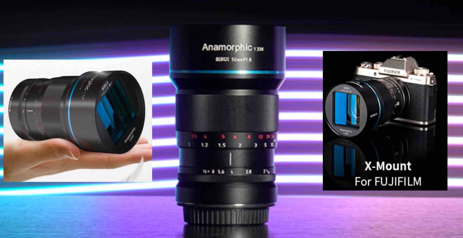 Sirui 50mm f/1.8 Anamorphic Lens Pre-Order at Indiegogo - Fuji Rumors
