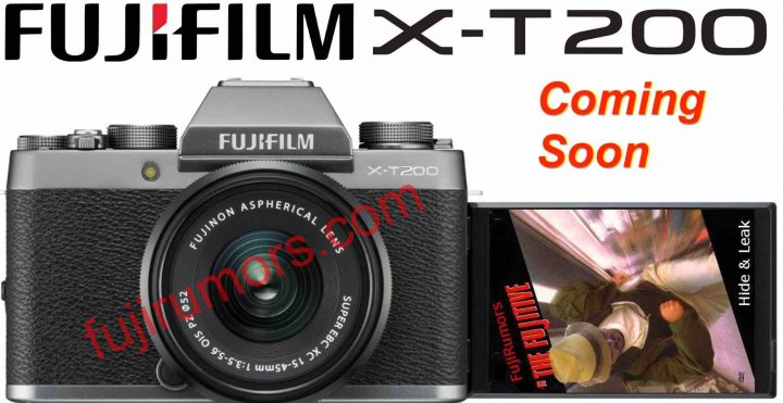 Fujifilm X-T200 Coming Soon - Fuji Rumors