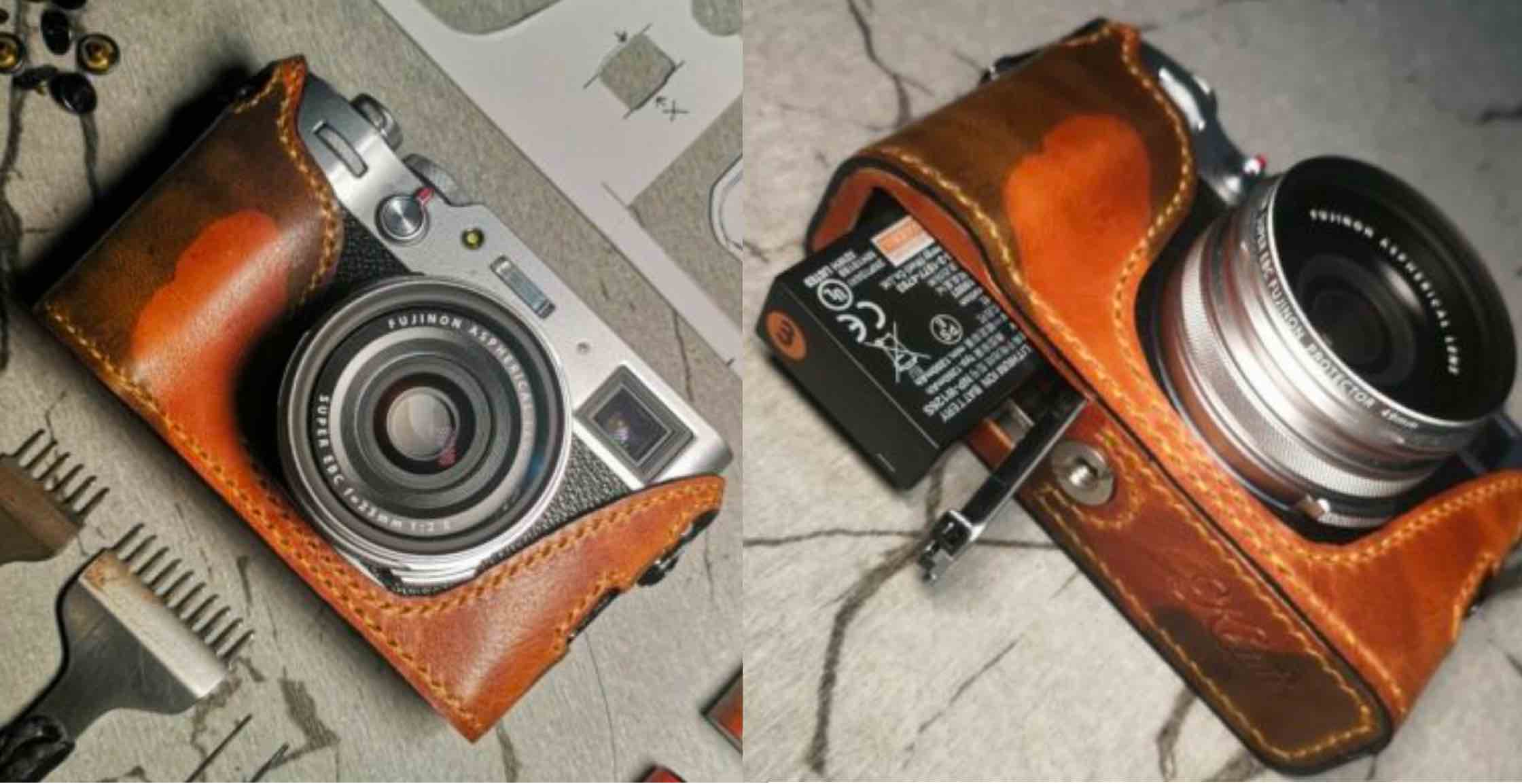 fujifilm x100v leather case