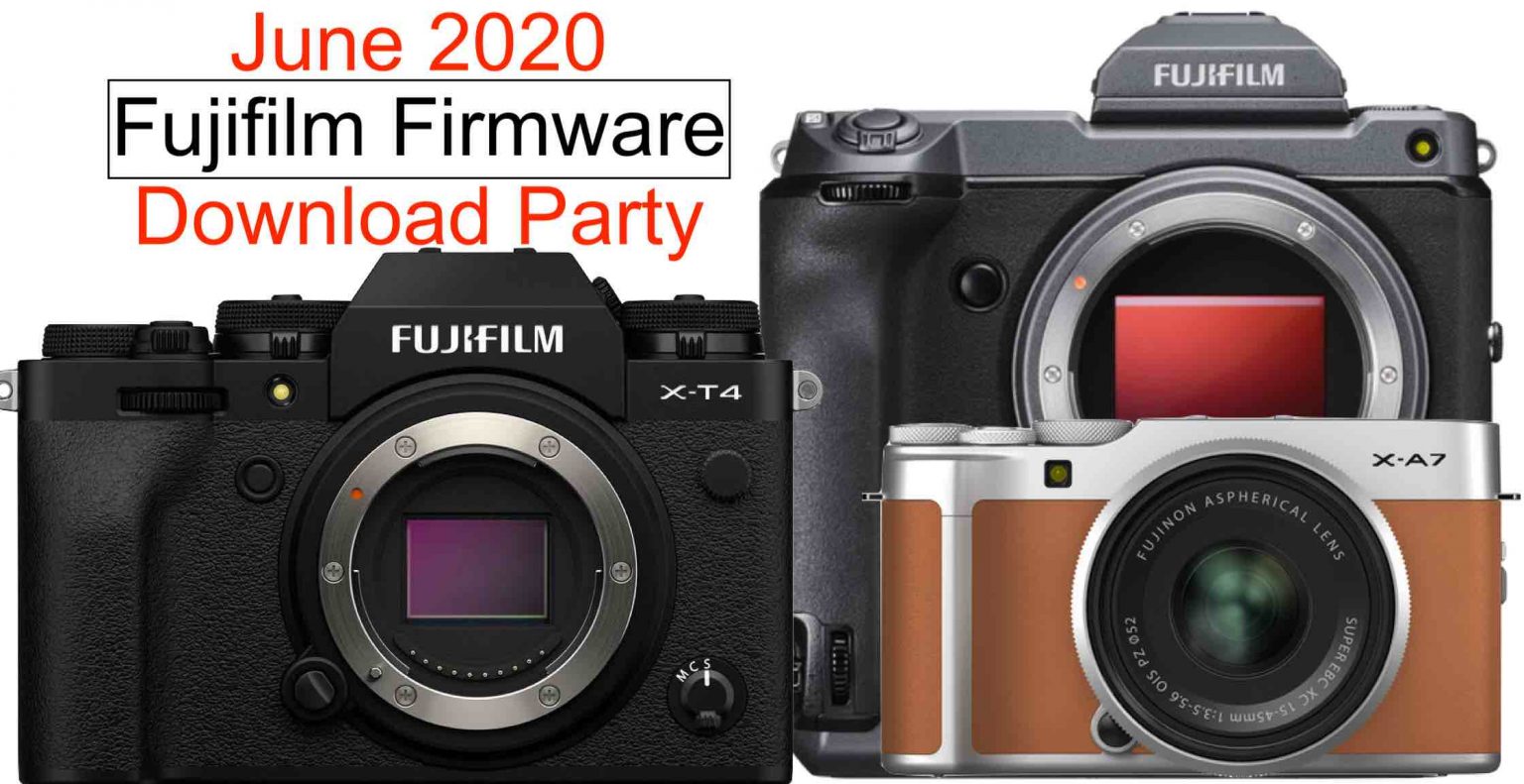 FUJIFILM Firmware Updates Coming in June for X-T4, X-A7, GFX100 and