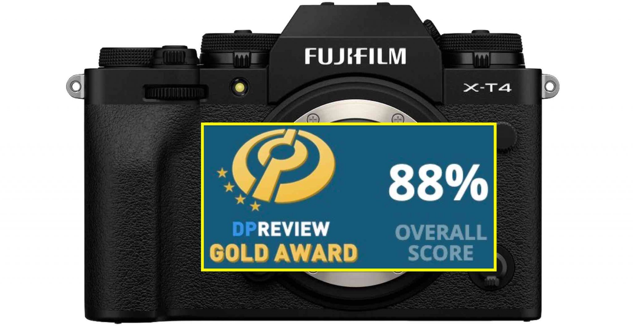DPReview Fujifilm XT4 Review Gold Award "Attractive Images, Superb