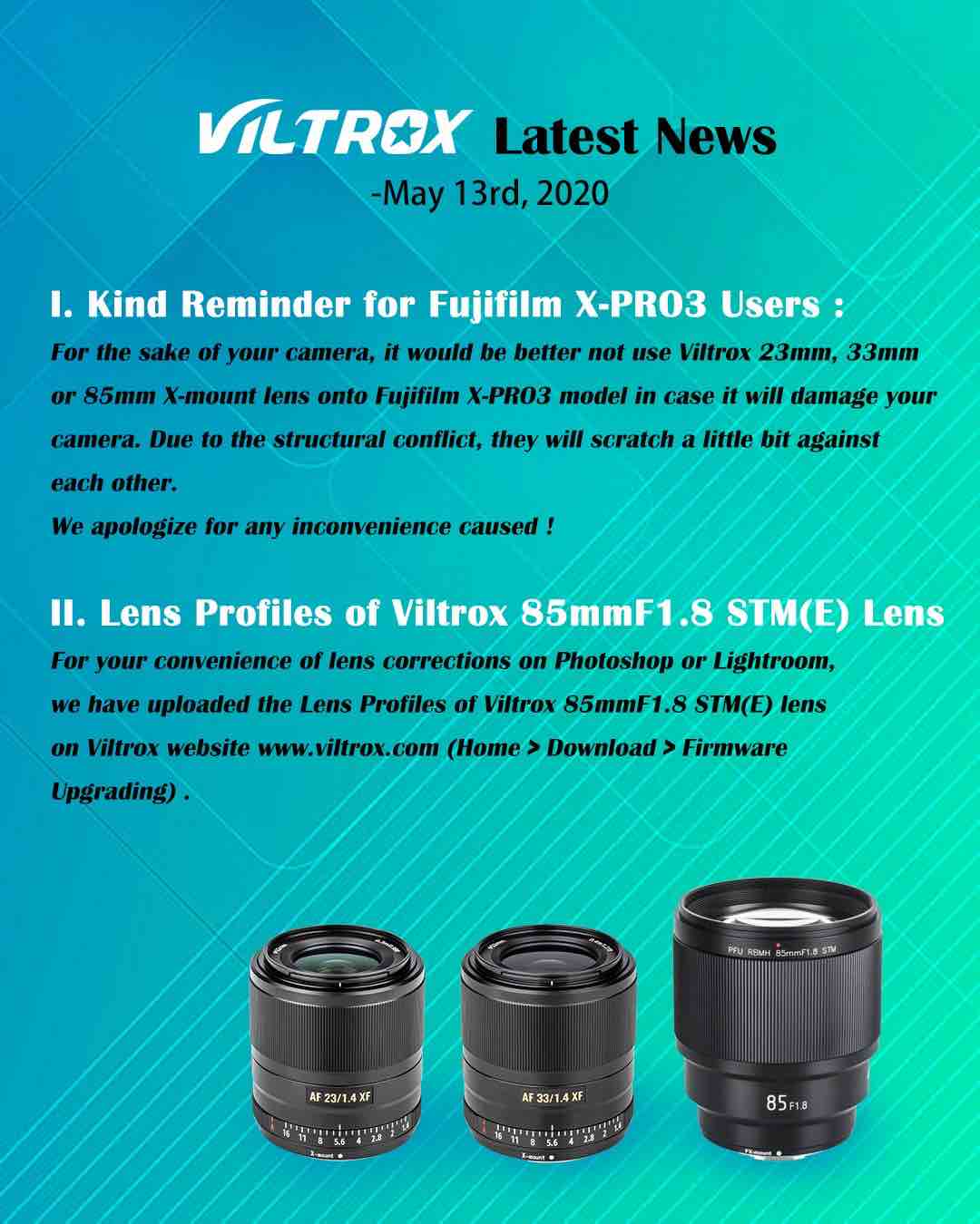WARNING: Viltrox Lenses Can Damage Your Fujifilm X-Pro3 (Official