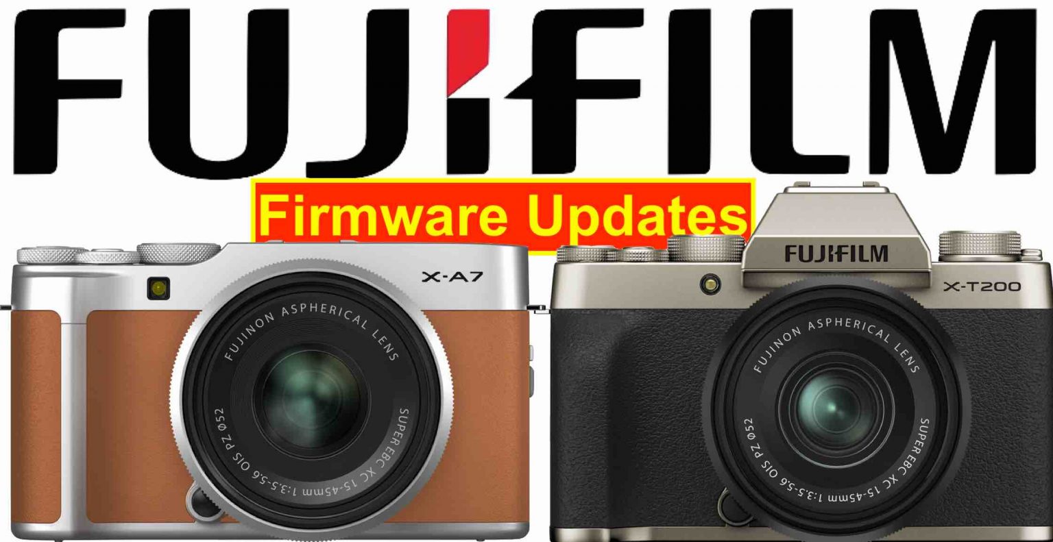 Fujifilm XT200 and XA7 Firmware Updates Allows to Use them As cam