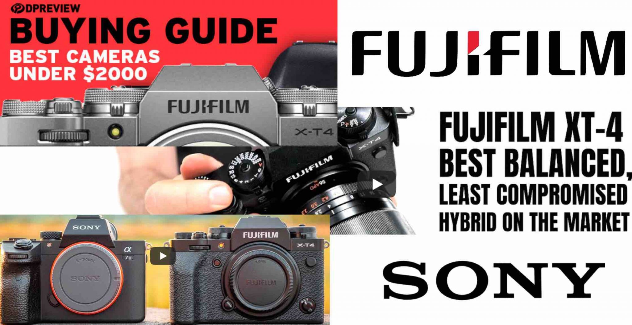 DPReview Declares Fujifilm XT4 Best Hybrid Camera under 2,000 and