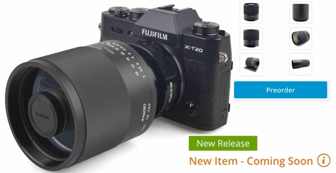 Tokina SZX 400mm f/8 Reflex MF Lens Available for Preorder - Fuji Rumors
