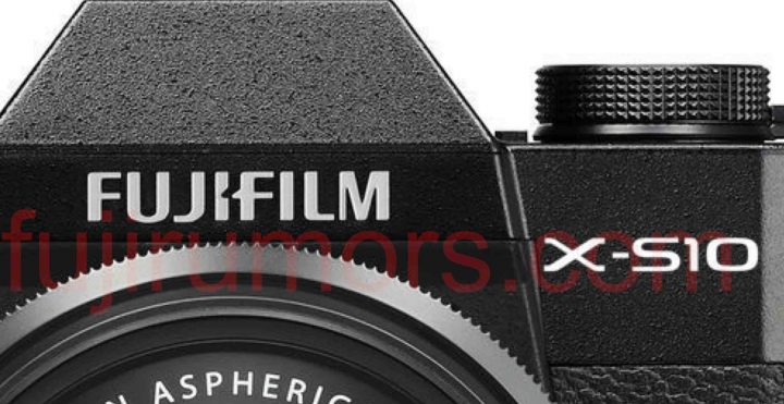 Fujifilm X-S10 mock-up by fujirumors (not the real camera)