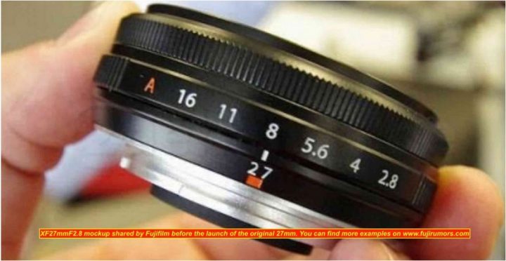 Fujinon XF27mm F2.8 MK II Coming Early 2021 with Fujifilm X-E4