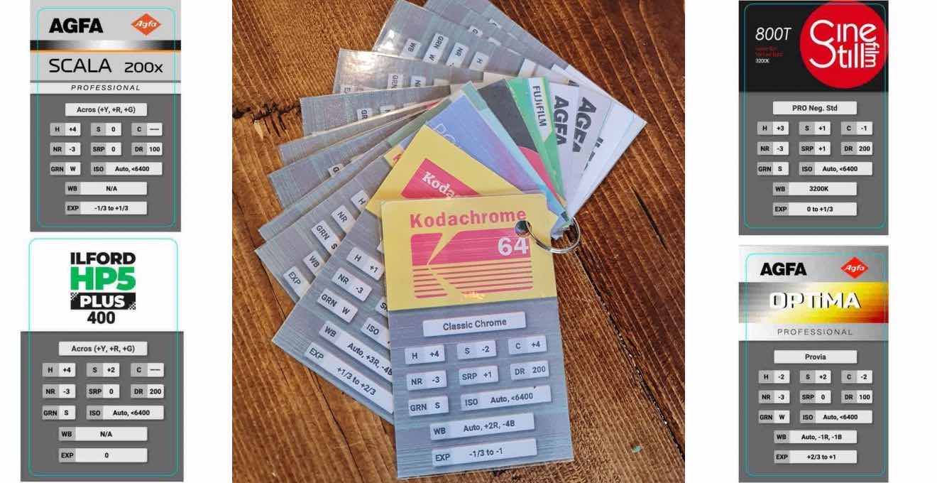 This Guy Designed Fujifilm Film Simulation Recipe Cards to Download and