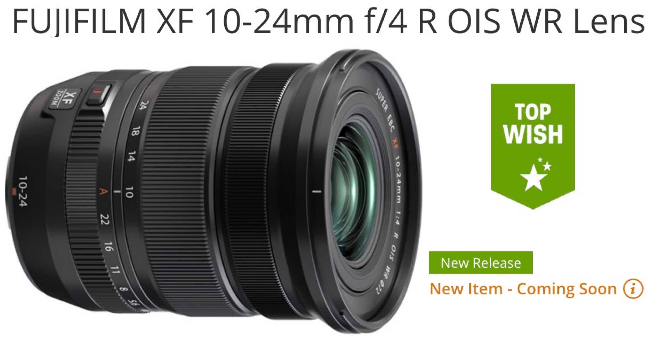 Fujinon XFmm F4 R OIS WR Shipping November    Fuji Rumors