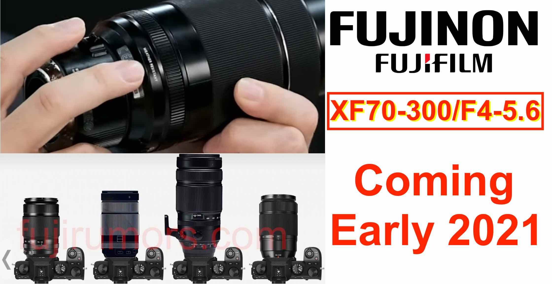 Gemiddeld Kenia De neiging hebben BREAKING: Fujinon XF 70-300mm F4-5.6 Coming Early 2021 - Fuji Rumors