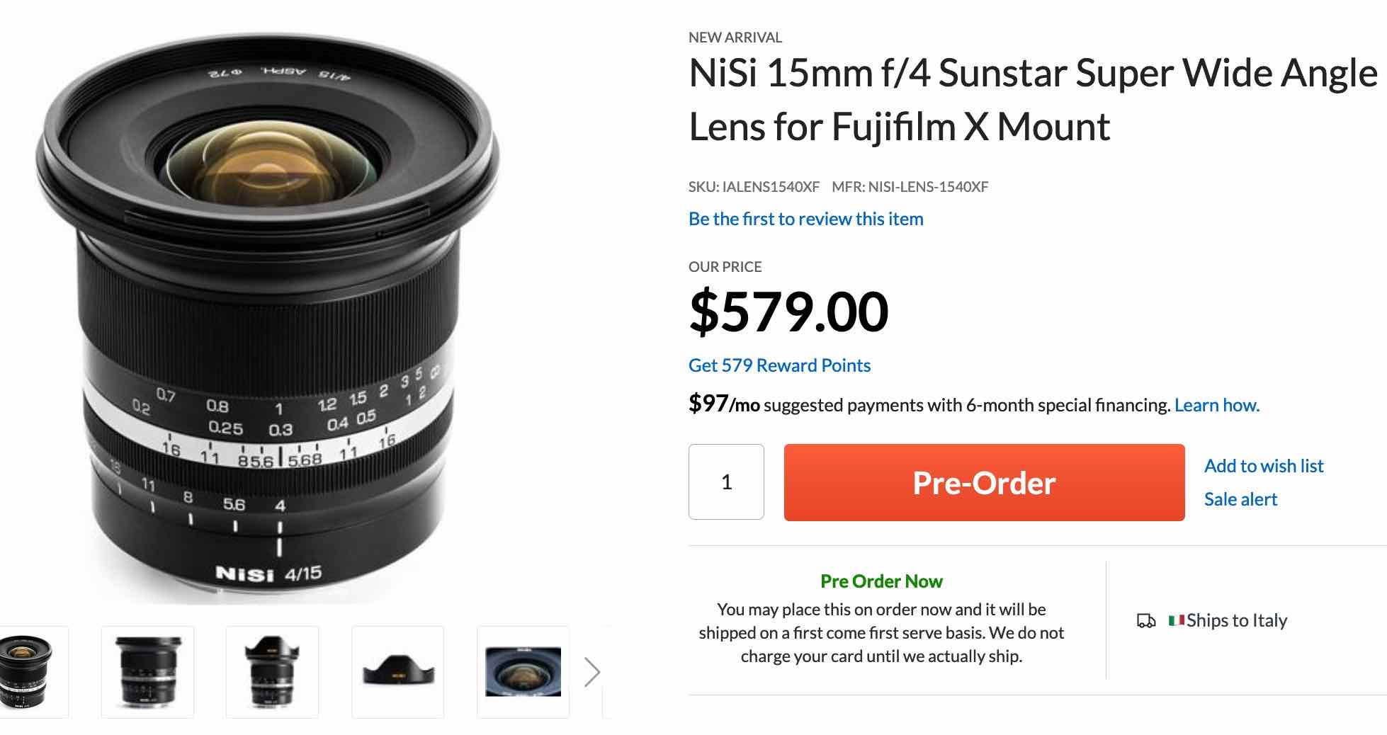 nisi 15 mm f4