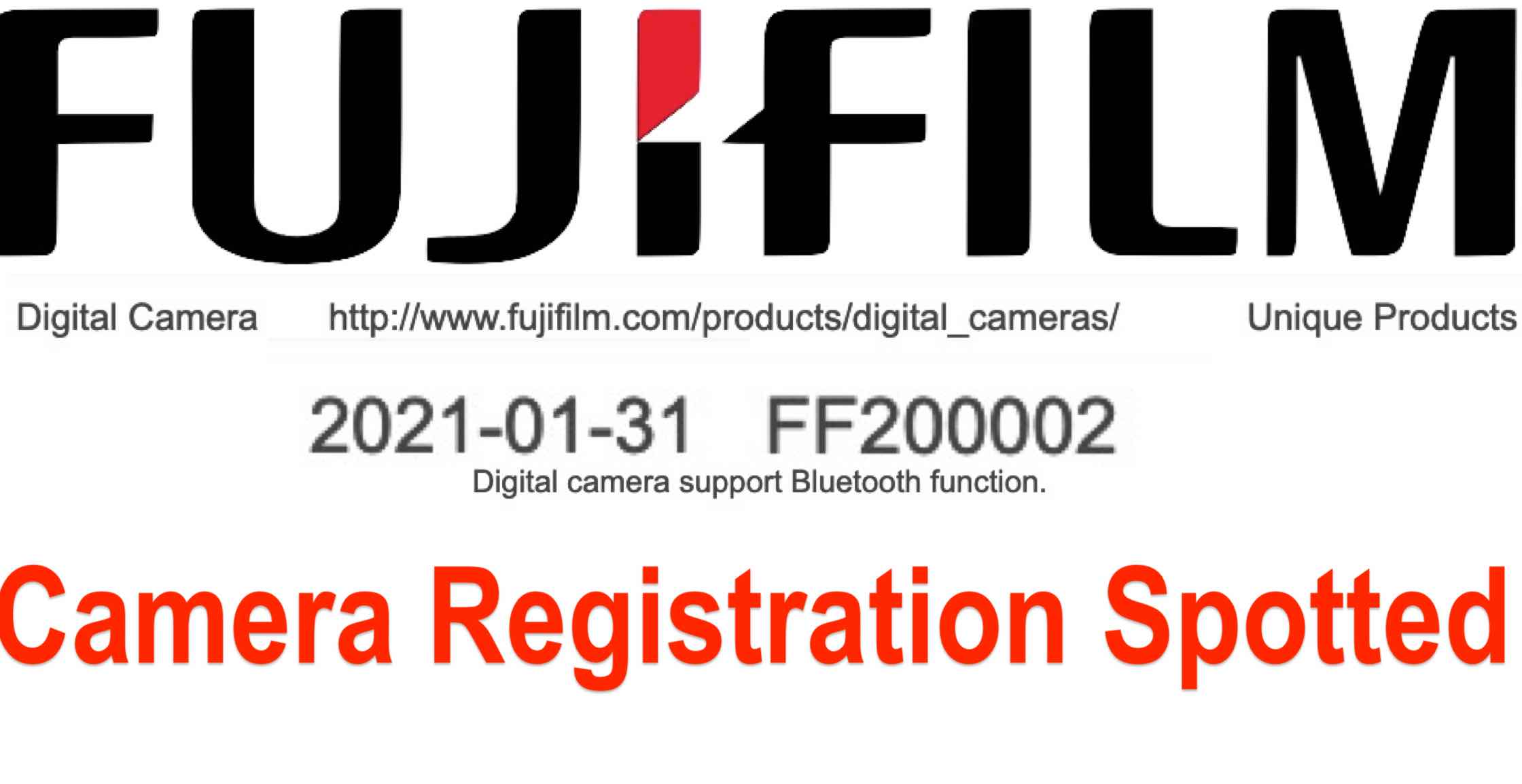 New Fujifilm Camera Ff0002 Registered On January 31 21 And Why It S A Curious Case X E4 Fuji Rumors