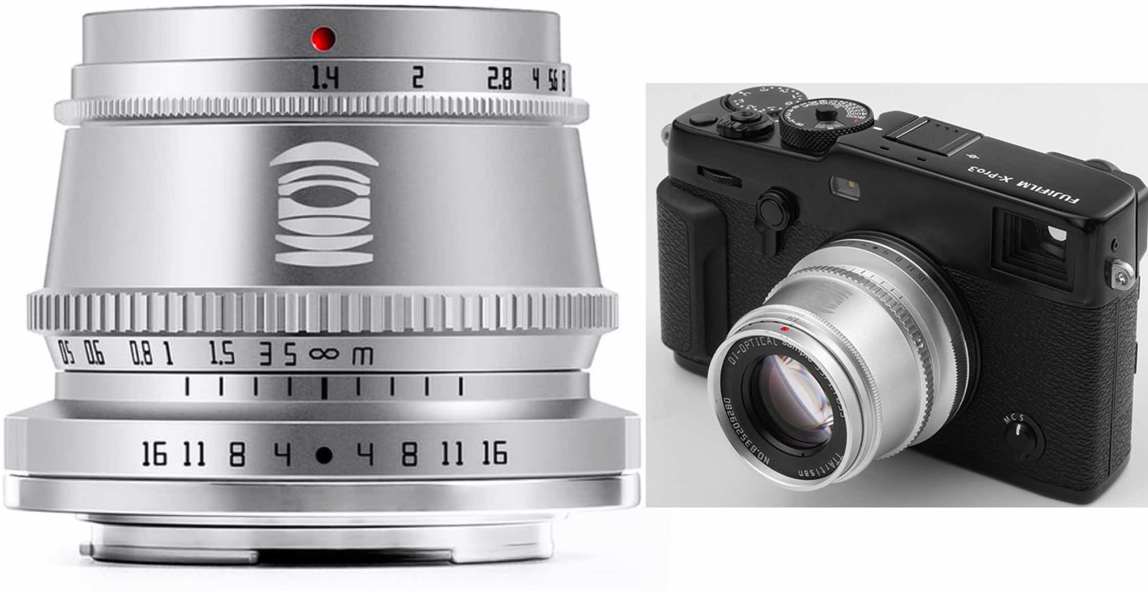 Silver TTArtisan 35mm F1.4 for Fujifilm X Released - Fuji Rumors