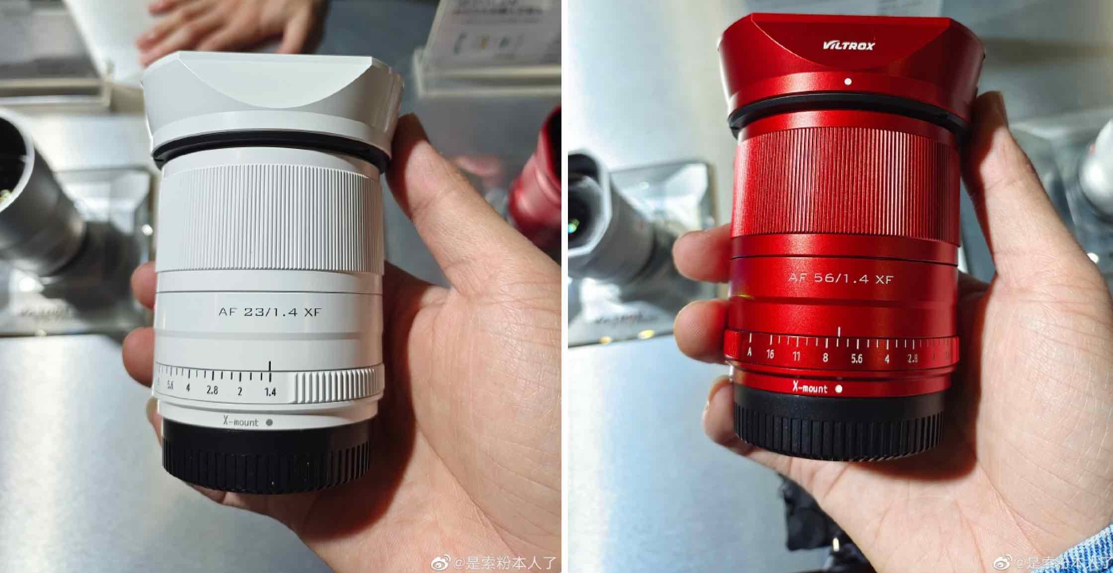 Red and White Viltrox Lenses Displayed at China P&E - Fuji Rumors