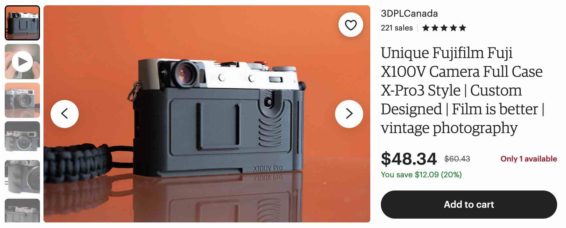 roltrap Verstikkend Per This 3D Printed Fujifilm X100V Case Gives You X-Pro3 Alike Hidden Screen -  Fuji Rumors
