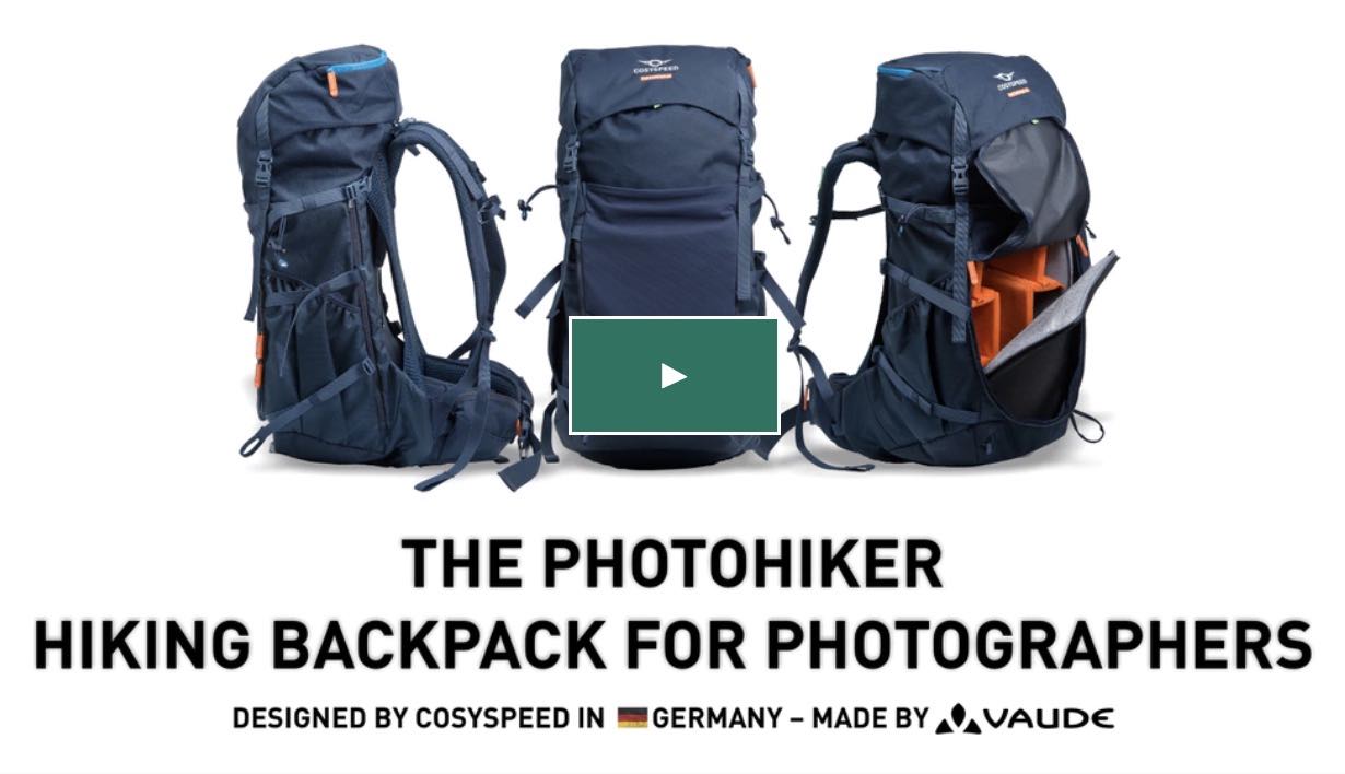 New Cosyspeed Photohiker on Kickstarter - The Hiking Photo Backpack of