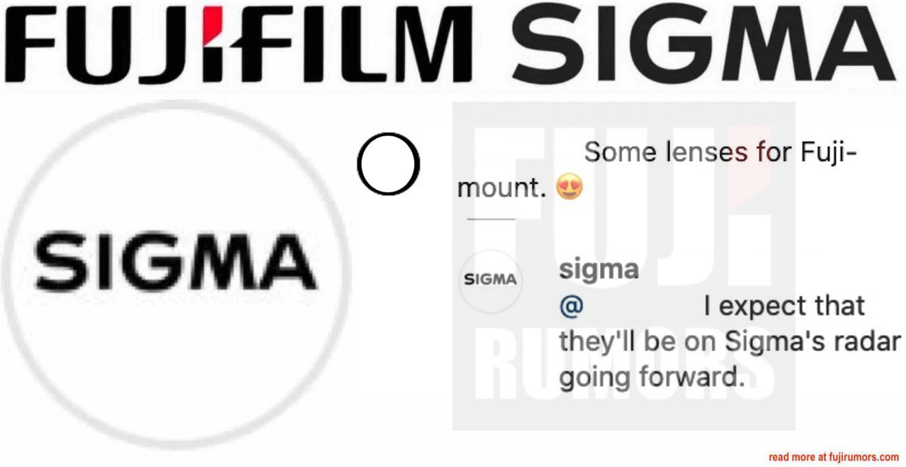 Sigma Keeps Teasing Fujifilm X Mount Lenses Fuji Rumors