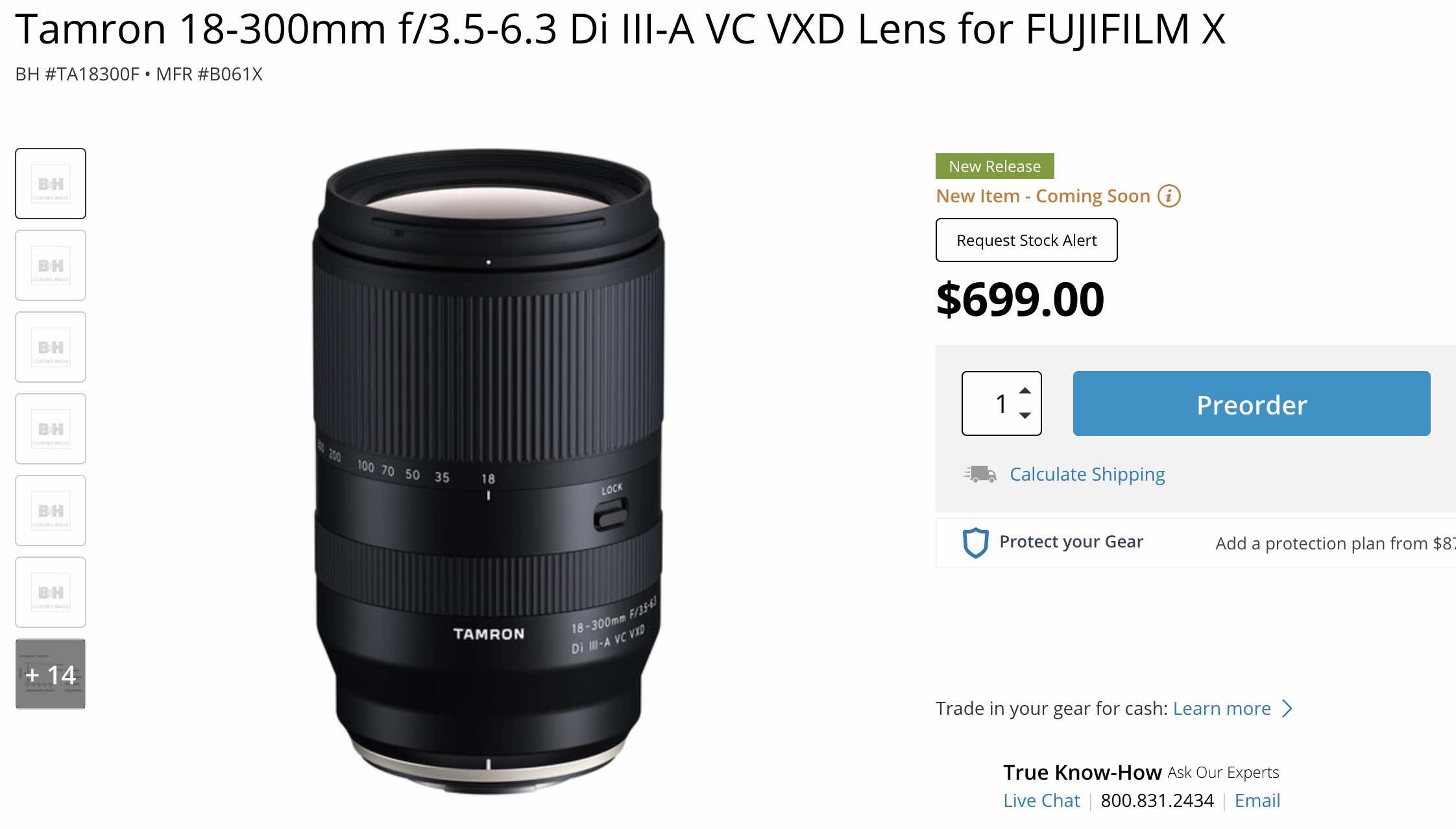 TAMRON 18-300mm F3.5-6.3 Di III-A VC VX…-